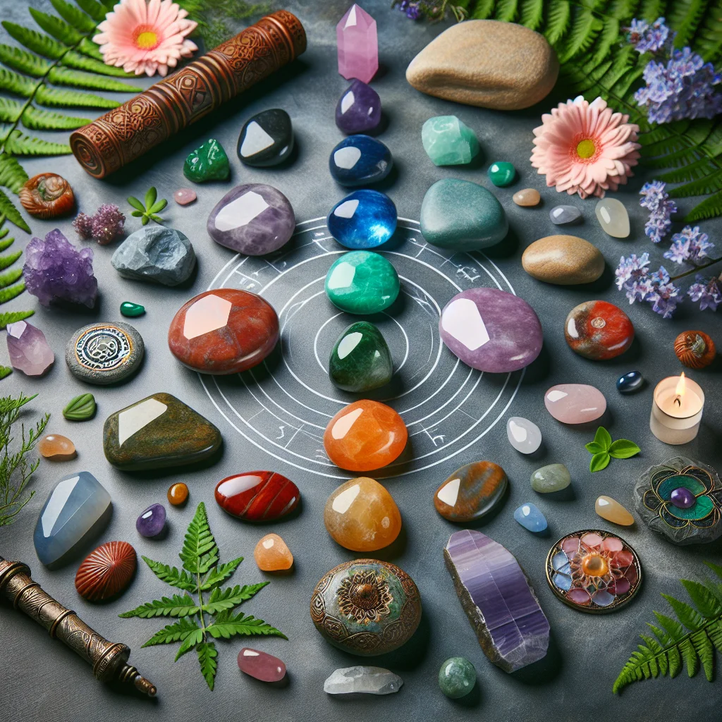 Pedras para meditação guiada e equilíbrio dos chakras