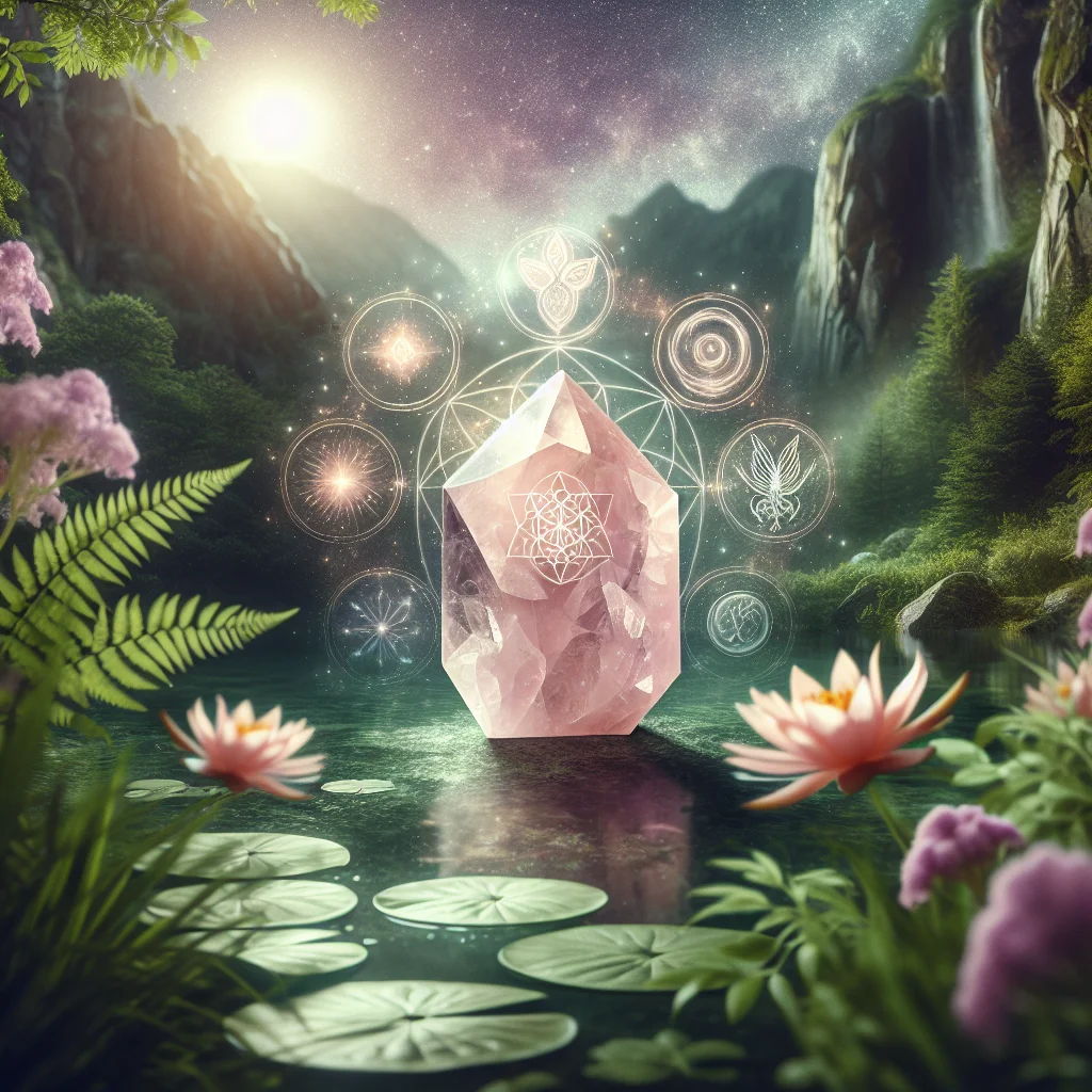 Significado espiritual da pedra quartzo rosa: um toque de amor e cura